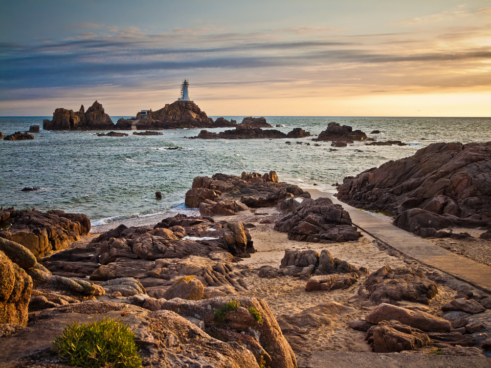 Corbiere Lighthouse, Jersey, Channel Islands