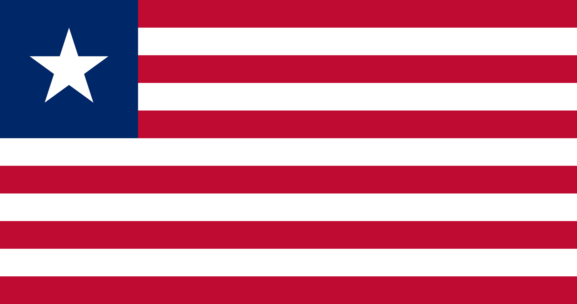 the flag of Liberia