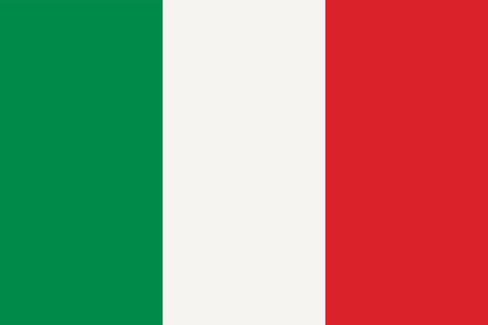 the flag of italy